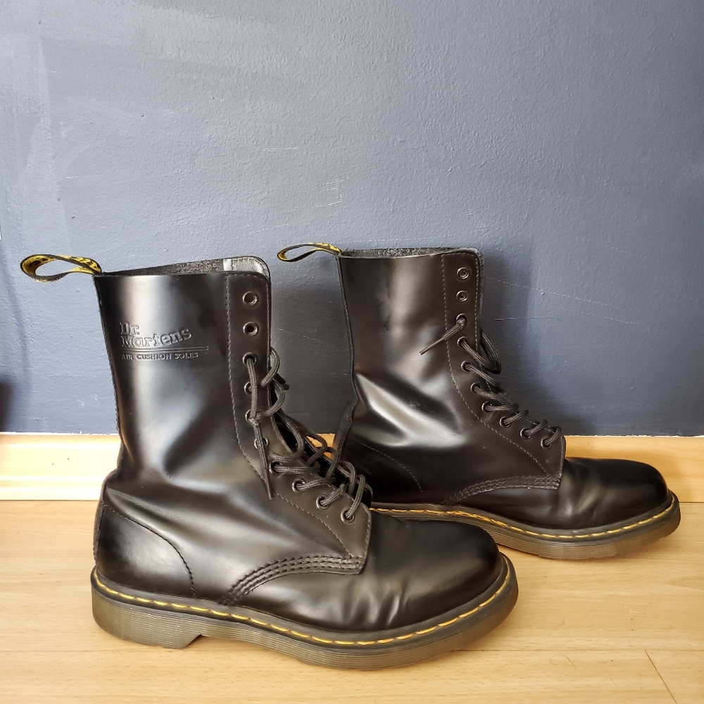 Dr. Martens black boots. Size 10.